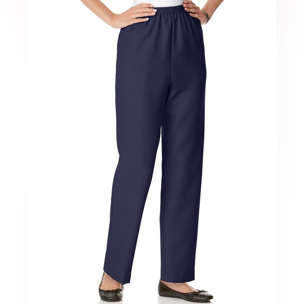 Alfred Dunner Pants 12P in navy